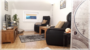 Nichtraucher-Ferienapartment mit WLAN am Kirschenberg in 37574 Einbeck. Die kleine Ferienwohnung für komfortables Wohnen zwischen Harz und Solling.